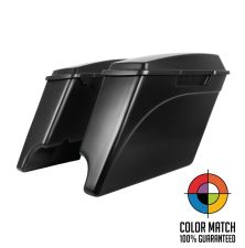 Color Matched Stretched Saddlebags 4" Extended for Harley® Touring
