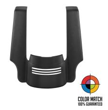 Color match Dual Cut Stretched Tri-Bar Fender Extension for Harley® Touring