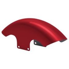 Crimson Red Sunglo 19" Chopped Front Fender for Harley® Touring
