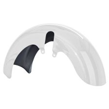 Crushed Ice Pearl 18 Wide Fat Tire Front Fender for Harley® Touring motorcycles from HOGWORKZ® front