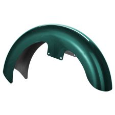 Deep Jade Pearl 19 inch Wrapped Front Fender for Harley® Touring motorcycles from HOGWORKZ® front