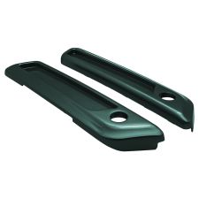 Deep Jade Pearl Saddlebag Latch Covers for Harley® Touring from HOGWORKZ angle