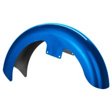 Electric Blue 19 inch Wrapped Front Fender for Harley® Touring motorcycles from HOGWORKZ® front