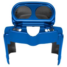 Electric Blue Cluster Covers for Harley® Road Glide from HOGWORKZ®