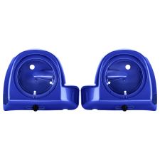 Fathom Blue Lower Vented Fairing Speaker Pod Mounts rushmore style for Harley® Touring motorcycles from HOGWORKZ® pair