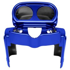 Fathom Blue Cluster Covers for Harley® Road Glide from HOGWORKZ®
