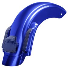 Fathom Blue Harley® Touring CVO Stretched Rear Fender System from HOGWORKZ® angle