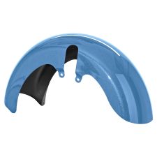 Frosted Teal 18 Wide Fat Tire Front Fender for Harley® Touring motorcycles from HOGWORKZ® front