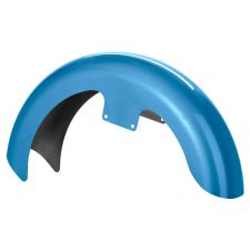 Frosted Teal 19 inch Wrapped Front Fender for Harley® Touring motorcycles from HOGWORKZ® front