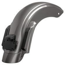 Gray Haze Stretched Rear Fender System for Harley from HOGWORKZ angle