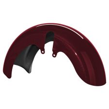 Hard Candy Hot Rod Red Flake 18 Wide Fat Tire Front Fender for Harley® Touring motorcycles from HOGWORKZ® front