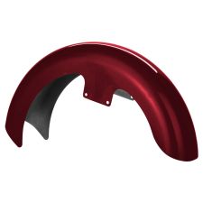 Hard Candy Hot Rod Red Flake 19 inch Wrapped Front Fender for Harley® Touring motorcycles from HOGWORKZ® front