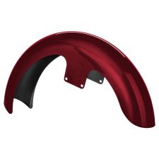 Hard Candy Hot Rod Red Flake 21 inch Wrapped Front Fender for Harley® Touring motorcycles from HOGWORKZ® front