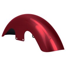 Hard Candy Hot Rod Red Flake 19" Mid-Length Front Fender for Harley® Touring '96-'24