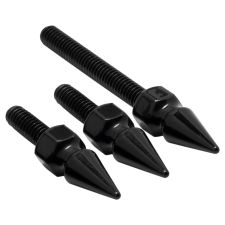 Spiked Windshield Bolts in black for Harley® Touring '14+ from HOGWORKZ angle