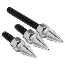 Spiked Windshield Bolts in chrome for Harley® Touring '14+ from HOGWORKZ angle