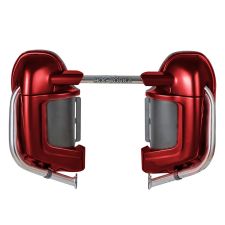 Heirloom Red (Fast Johnnie) Harley® touring lower vented fairings from HOGWORKZ® pair