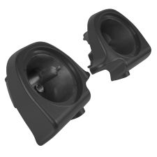 Unpainted Lower Vented Fairing Speaker Pod Mounts non rushmore style front for Harley® Touring motorcycles from hogworkz