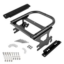 Black Harley® Touring Two-Up Tour Pack Mount for '97-'08