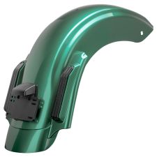 Deep Jade Pearl Stretched Rear Fender System for Harley® Touring '14-'24