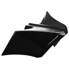 Vivid Black CVO Style Stretched Side Covers for Harley® Touring from HOGWORKZ® left