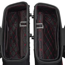 HOGWORKZ® OEM Harley® Softail Heritage Saddlebag Liners with red stitching 