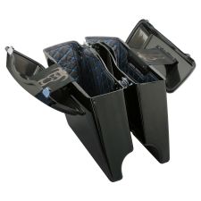 Harley® Stretched Saddlebag Liners for '94-'13 from HOGWORKZ® in blue stitching 