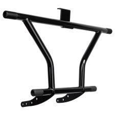 Black Highway Peg Two Step Crash Bar for Harley® Softail from HOGWORKZ® angle