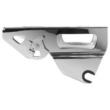 Harley® Touring Solo Tour Pack Mount in Chrome side view