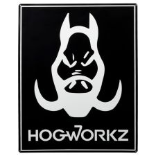 HOGWORKZ metal garage sign