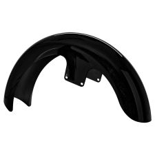 Vivid black 21 inch Wrapped Front Fender for Harley® Touring motorcycles from HOGWORKZ® front