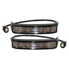 LED Saddlebag Turn Signals / Brake / Running Lights | Black/Smoked Lens for Harley-Davidson® '14-'22