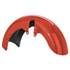 Laguna Orange 18 Wide Fat Tire Front Fender for Harley® Touring motorcycles from HOGWORKZ® front