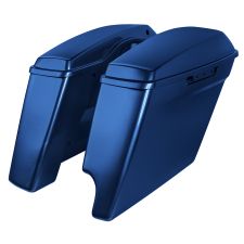Reef Blue 2-Into-1 Extended 4" Stretched Saddlebags for Harley® Touring from HOGWORKZ