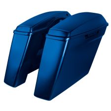 Reef Blue Stretched Saddlebags from HOGWORKZ® left view