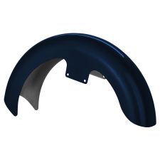 Midnight Blue 19" Wrapped Front Fender for Harley® Touring from hogworkz front angleMidnight Blue 19" Wrapped Front Fender for Harley® Touring from hogworkz rear viewMidnight Blue 19" Wrapped Front Fender for Harley® Touring from hogworkz sideMidnight Blu