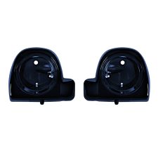 Midnight Blue Lower Vented Fairing Speaker Pod Mounts rushmore style for Harley Touring motorcycles from HOGWORKZ