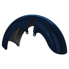 Midnight Blue 18" Wide Fat Tire Front Fender for Harley® Touring '14-'24