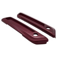 Mysterious Red Sunglo Saddlebag Latch Covers for Harley® Touring from HOGWORKZ angle