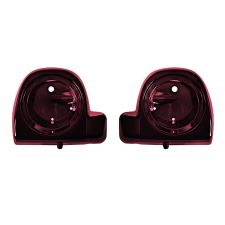Mysterious Red Sunglo Lower Vented Fairing Speaker Pod Mounts rushmore style for Harley Touring motorcycles from HOGWORKZ