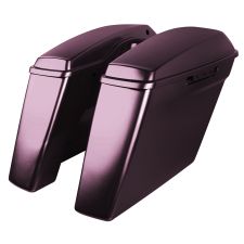  Stretched Saddlebags from HOGWORKZ® left angleMystic Purple Harley® Touring Dual Blocked Extended 4 Stretched Saddlebags from HOGWORKZ® backMystic Purple Harley® Touring Dual Blocked Extended 4Mystic Purple Harley® Touring Dual Blocked Extended 4" Stretc