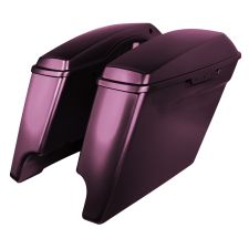 Mystic Purple dual cut stretched saddlebag