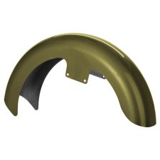 Mineral Green Denim 19 inch Wrapped Front Fender for Harley® Touring motorcycles from HOGWORKZ® front