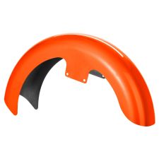 Performance Orange 19 inch Wrapped Front Fender for Harley® Touring motorcycles from HOGWORKZ® front
