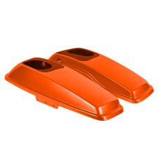 Performance Orange Saddlebag Speaker Lids for Harley® Touring '14-'24