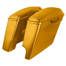 Prospect Gold 2-Into-1 Extended 4" Stretched Saddlebags for Harley® Touring from HOGWORKZ®