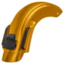 Prospect Gold Stretched Rear Fender System for Harley from HOGWORKZ angle