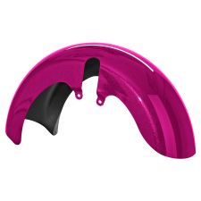 Purple Fire 18 Wide Fat Tire Front Fender for Harley® Touring motorcycles from HOGWORKZ® front