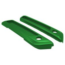 Radioactive Green Saddlebag Latch Covers for Harley® Touring from HOGWORKZ angle