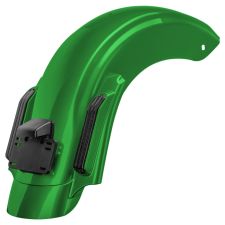 Radioactive Green Stretched Rear Fender System for Harley® Touring '14-'24